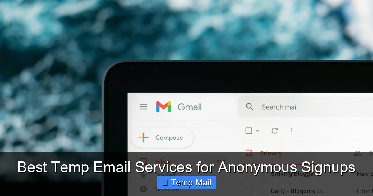 Best Temp Email Services for Anonymous Signups