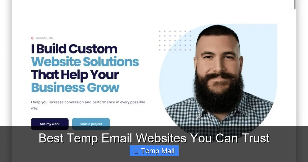 Best Temp Email Websites You Can Trust