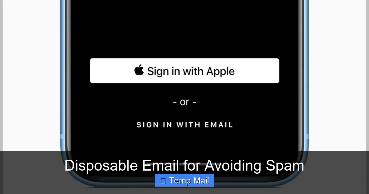 Disposable Email for Avoiding Spam