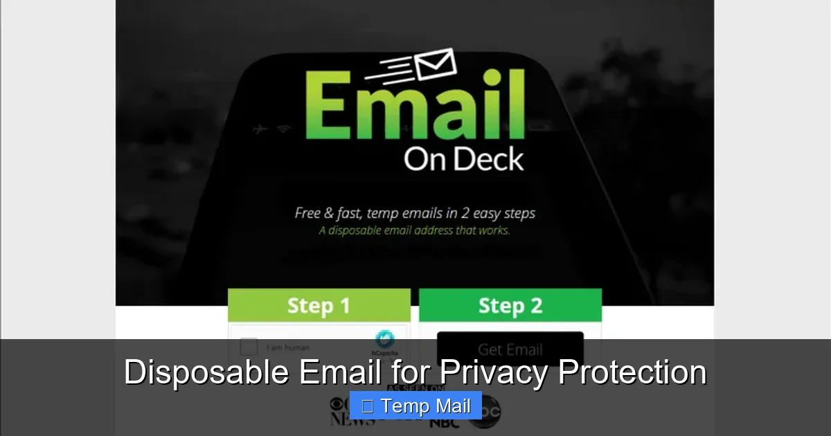 Disposable Email for Privacy Protection