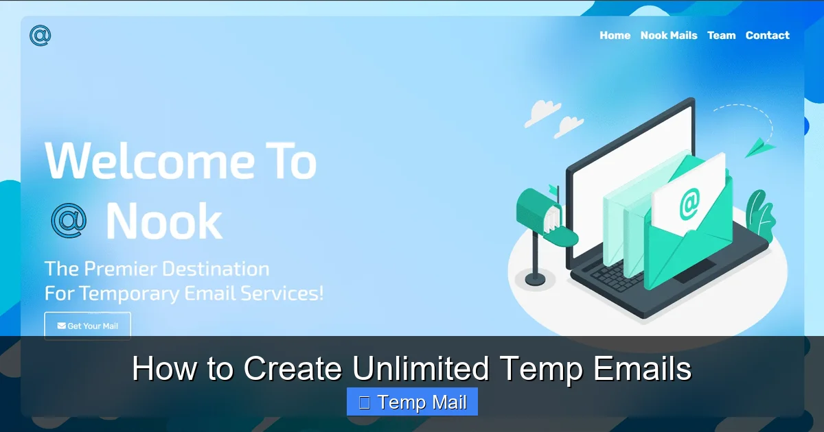 How to Create Unlimited Temp Emails
