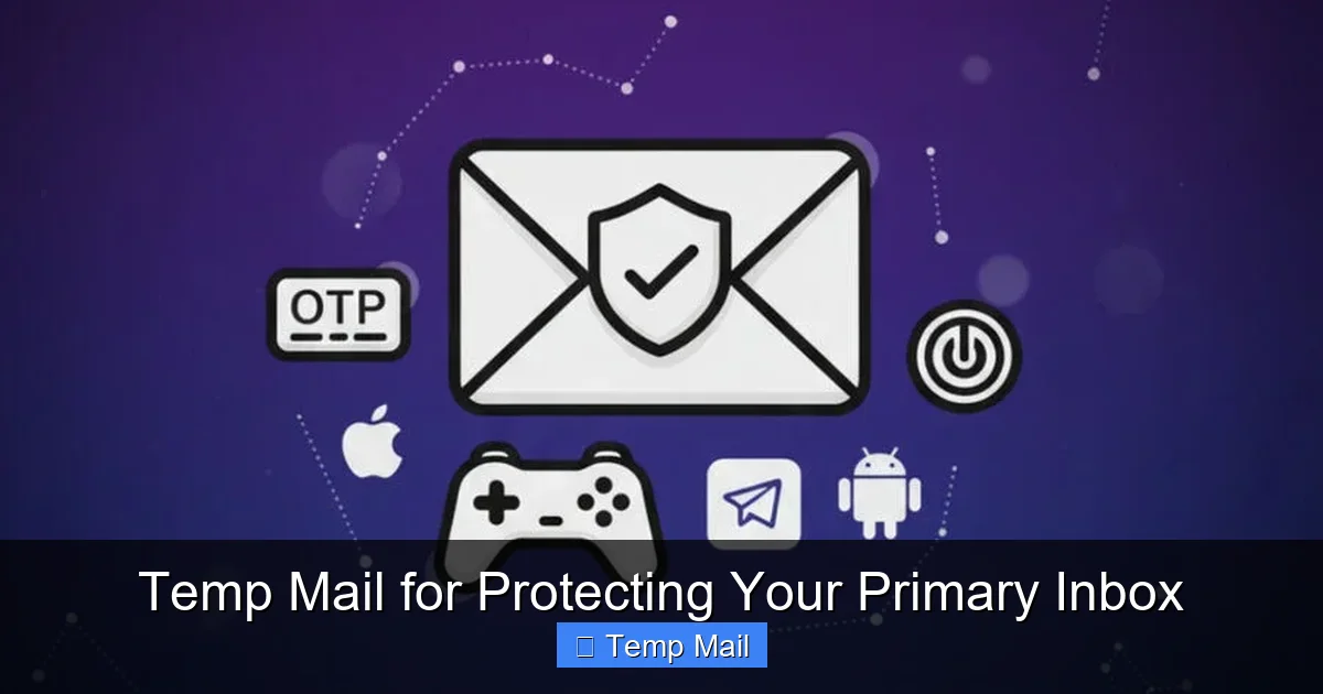Temp Mail for Protecting Your Primary Inbox
